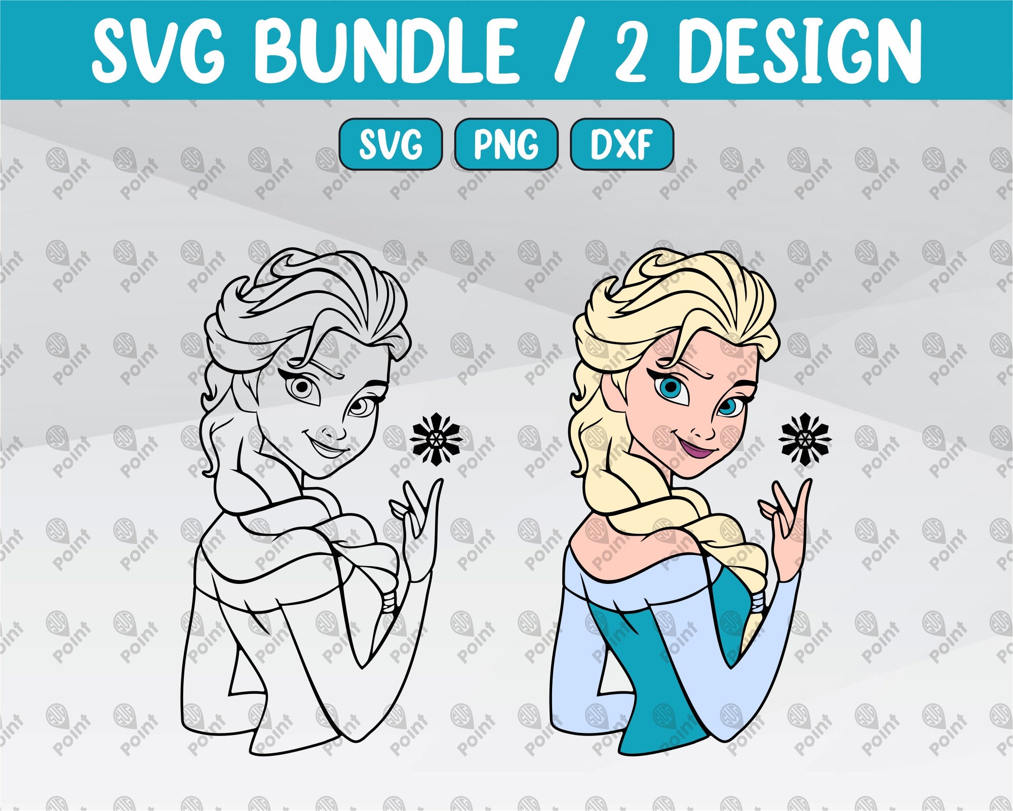 Free Free Layered Elsa Svg 121 SVG PNG EPS DXF File