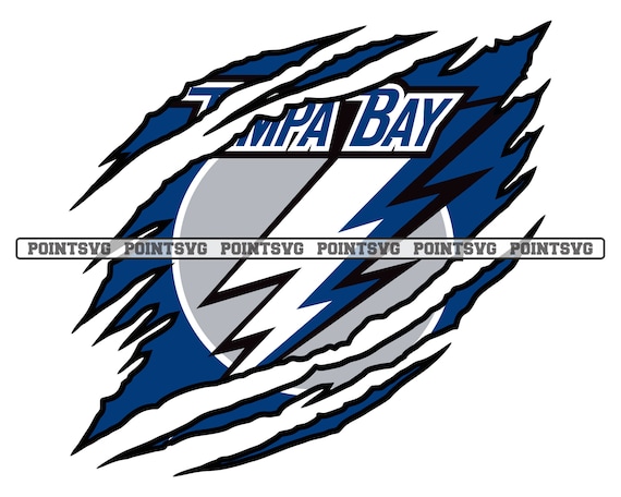 images Tampa Bay Lightning Logo Vector tampa bay lightning svg logo claw mark clipart vector cricut etsy