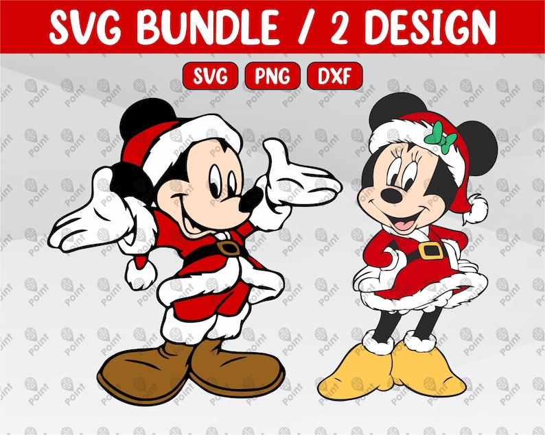 Download Mickey Mouse Christmas Svg Santa Red Costume Dress Layered ...