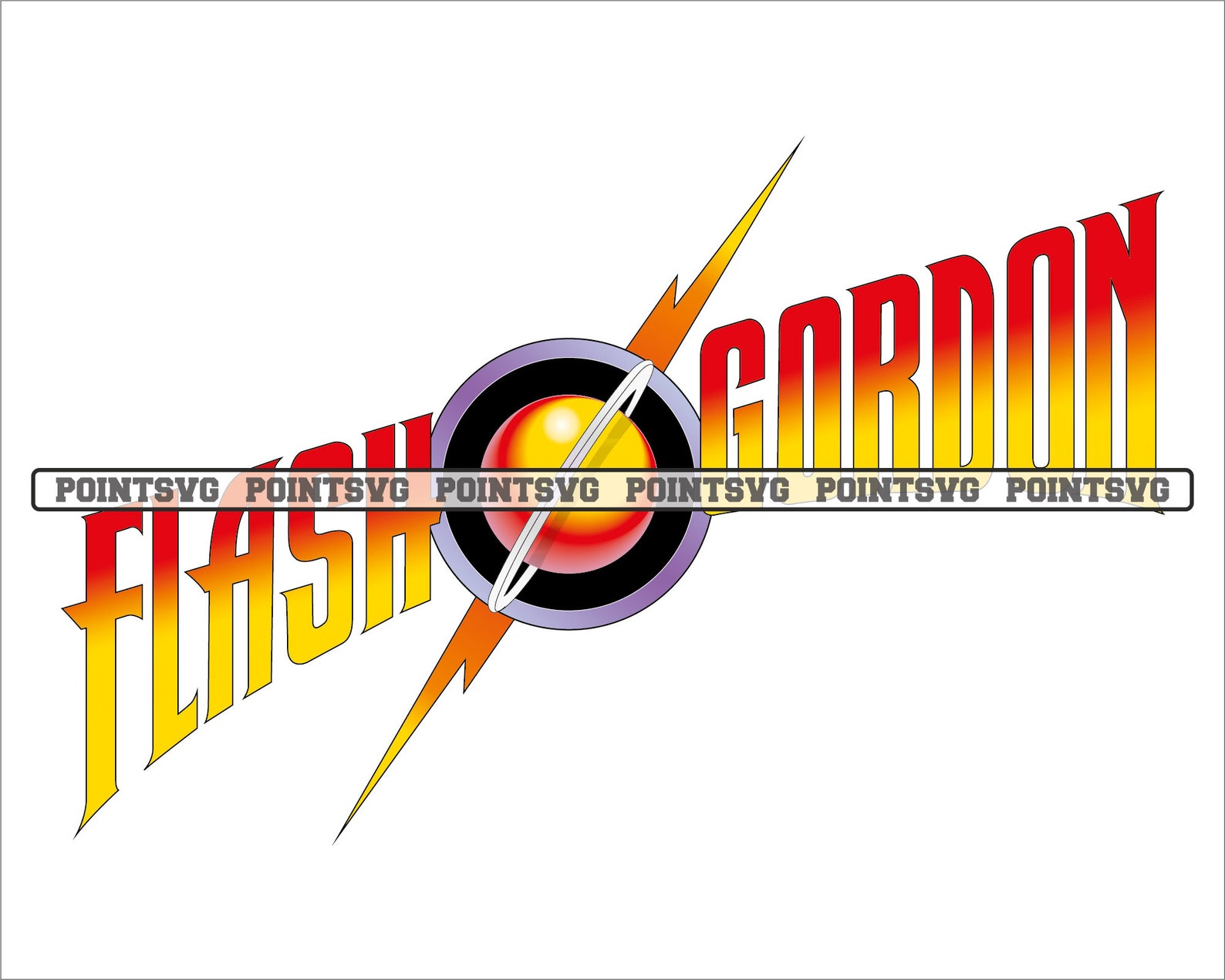 Flash Gordon Logo Svg Png Etsy