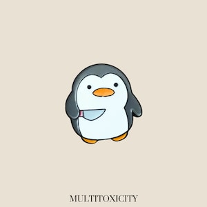 Penguin Enamel Pin (Please Read Description)