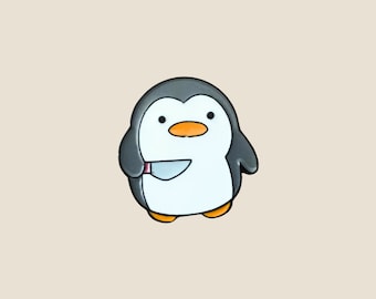 Penguin Enamel Pin (Please Read Description)