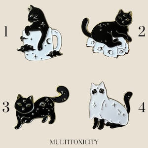 Cat Enamel Pins (Please Read Description)
