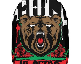 Cali Bear Rucksack : Wasserfeste Polyester-Laptoptasche
