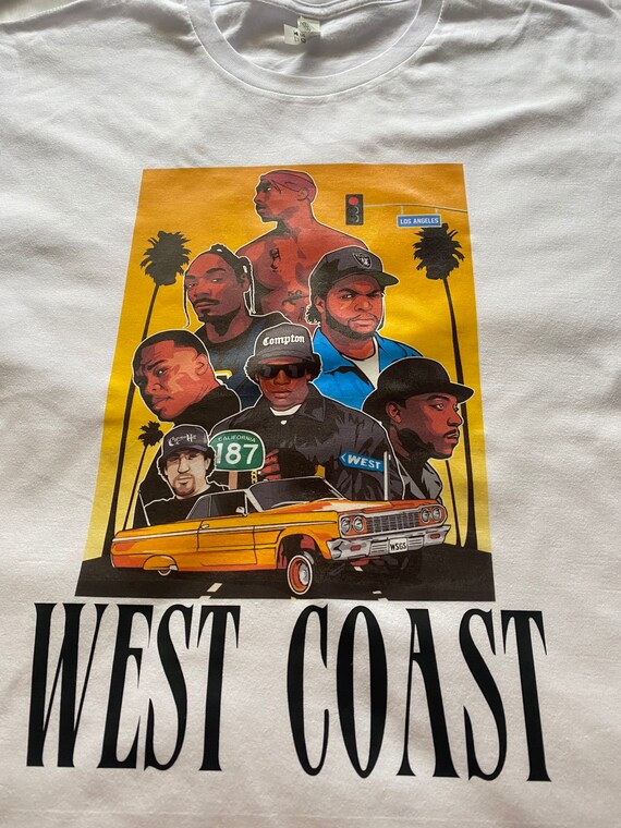 West Coast Legends Hand Pressed T Shirt Ice Cube Snoop Dogg - Etsy Canada West Coast Legends Hand Pressed T Shirt Ice Cube Snoop Dogg - Etsy Canada