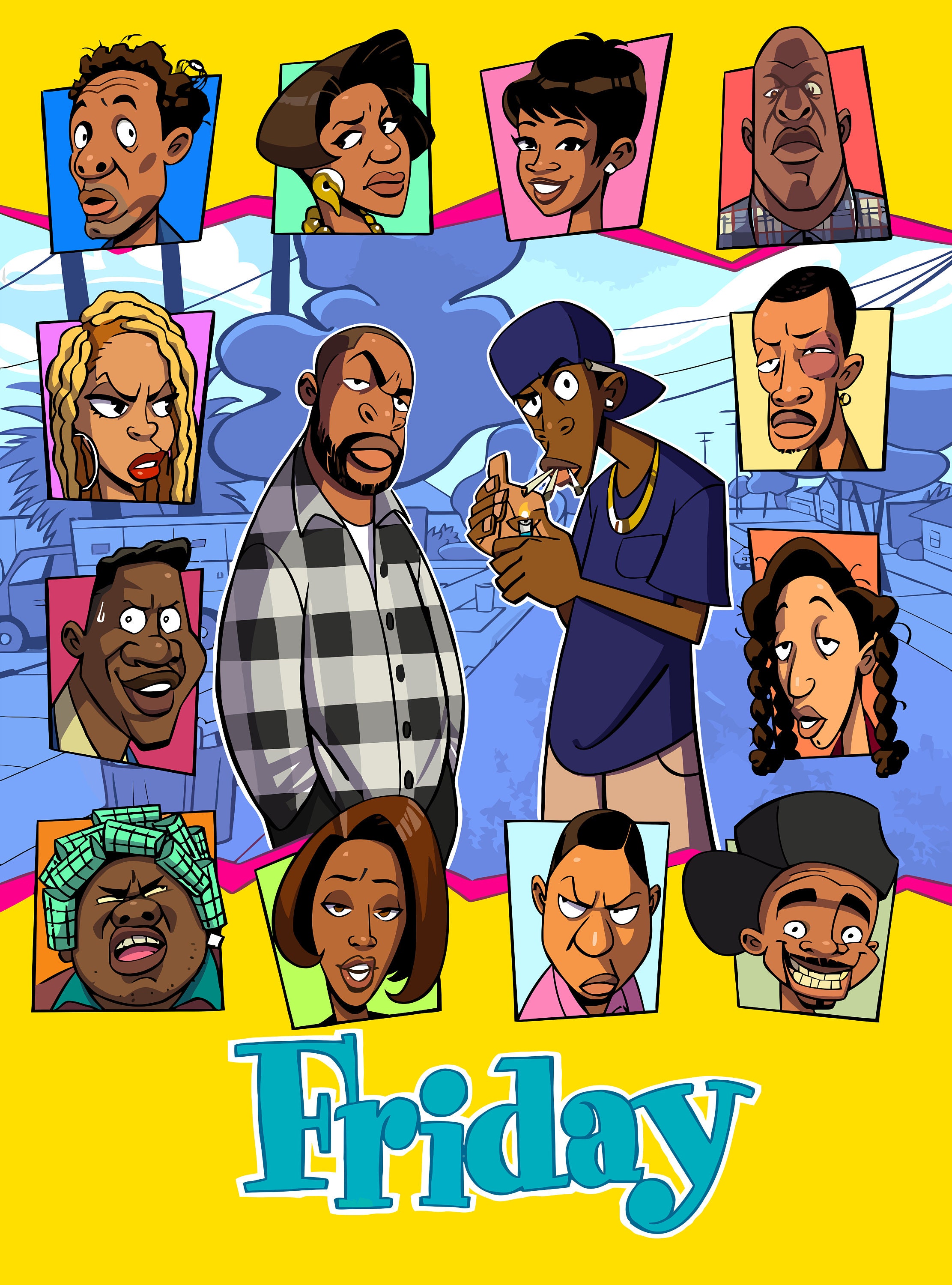 Friday Movie Funny Spoof Comedy Cartoon Bye Felicia - Etsy Friday Movie Funny Spoof Comedy Cartoon Bye Felicia - Etsy
