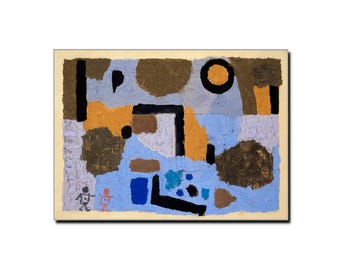 Paul Klee "With the two lost ones" 1938 Art Poster Print - Swiss Artist, Expressionism, Cubism, Surrealism