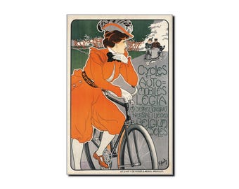 Georges Gaudy "Cycles et Automobiles Legia" 1898 Art Poster Print - Art Nouveau
