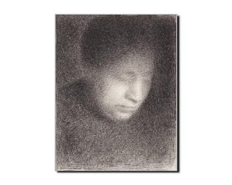Georges Seurat "Madame Seurat, the Artist's Mother" 1882-83 Art Poster Print - French Impressionist Painter