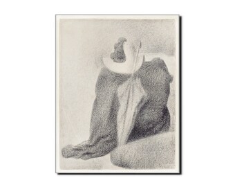 Georges Seurat "Still Life With Hat, Parasol, and Clothes on a Chair" 1887 Art Poster Print - French Impressionist Painter