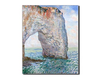 Claude Monet "The Manneporte at Étretat" 1886 Art Poster Print - Impressionist