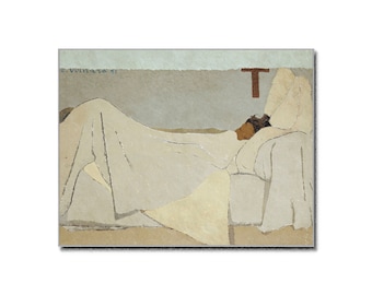 Édouard Vuillard Art Poster Au lit In Bed 1891 French Artist Bedroom Decor Retro Illustration Mid Century Modern Decor Gifts for Her/Him
