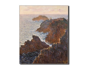 Claude Monet "Rocks at Belle-Isle, Port-Domois" 1886 Art Poster Print - Impressionist