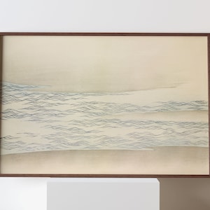 1909–1910 Kamisaka Sekka Ocean waves from Momoyogusa–Flowers of a Hundred Generations Vintage Original Fine Art Japanese Wall Deco Poster