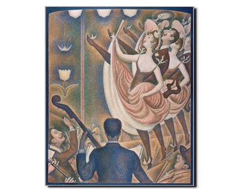 Georges-Pierre Seurat Art Poster Print Mid Century Modern Interior Fine Art Print French artist Neo-impressionism Antique Poster Design