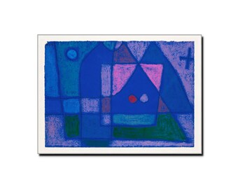 Paul Klee "A Little Room in Venice" 1933 Art Poster Print - Swiss Artist, Expressionism, Cubism, Surrealism
