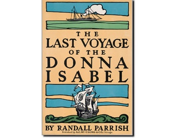 The last voyage of the Donna Isabel Art Poster Print Vintage Poster Print Design Modern Art Poster Fine Art Interior Wall Decor Gifts idea