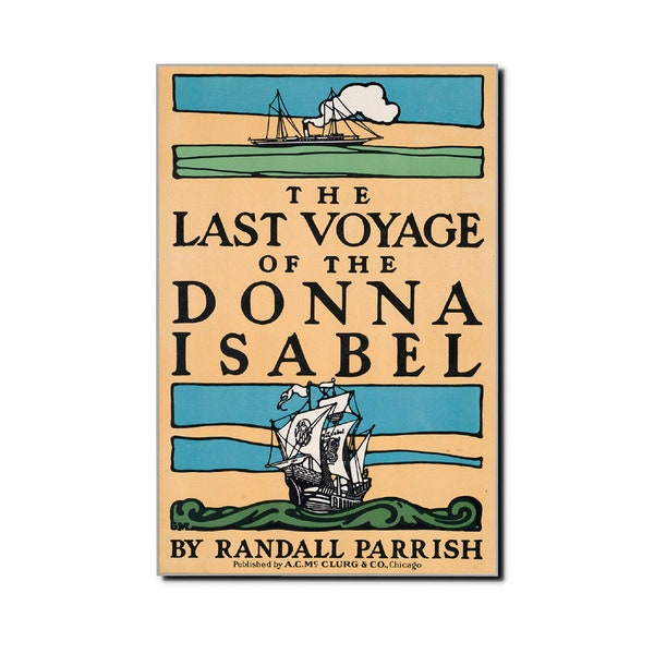 The last voyage of the Donna Isabel Art Poster Print Vintage Poster Print Design Modern Art Poster Fine Art Interior Wall Decor Gifts idea