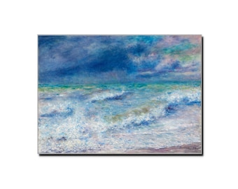 Pierre-Auguste Renoir "Seascape" 1897 Art Poster Print - French Impressionist Painter
