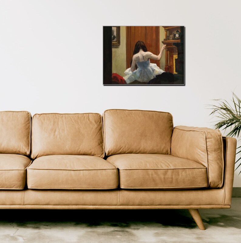 Edward Hopper New York Interior 1921 Hopper Art Print Oil Painting ...
