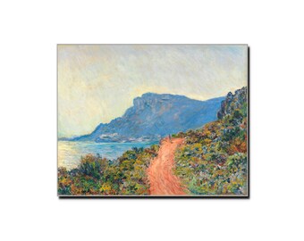 Claude Monet "The Corniche of Monaco" 1884 Art Poster Print - Impressionist