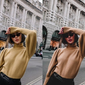 5 Urban Preset, Mobile & Desktop Lightroom Preset, Photography Preset, Portrait Preset, Moody Brown Preset, Travel Influencer Preset image 10