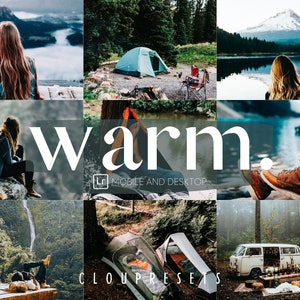 5 Warm Mood Preset, Preset Lightroom Mobile and Desktop, Instagram Filter for Travel Instagram Influencer and Bloggers, Warm Mood Preset