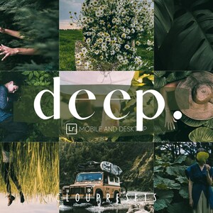 Deep Green Lightroom Preset: Mobile & Desktop Filters (DNG, XMP)