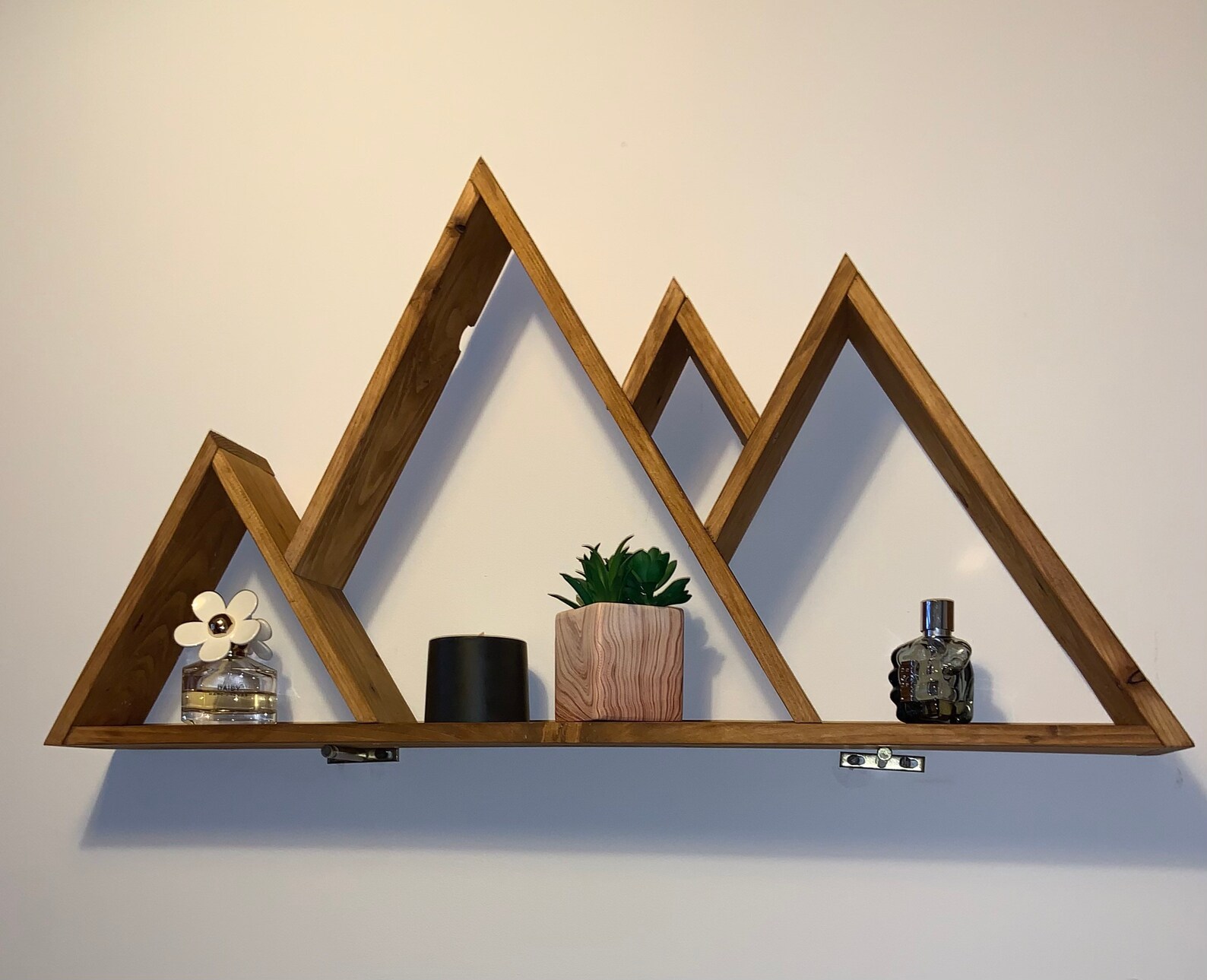 XL mountain shelf hand made with recycled pallet wood Etsy