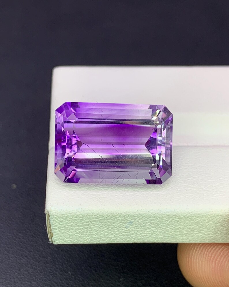 Natural Bi Color Rutile Amethyst