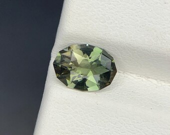 Natural Bi Color Tourmaline 0.94 Carat 8x6 MM Fancy Shape Faceted Gemstone