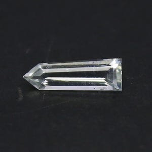 Natural Rare Jeremejevite 0.30 Carat 8.2x2.7 MM Fancy Shape Faceted Gemstone