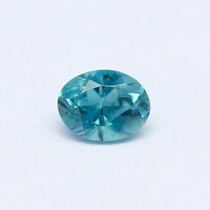 Natural Rare Neon Blue Color Grandidierite 0.16 Carat 4x3.1 MM Oval Shape Faceted Gemstone