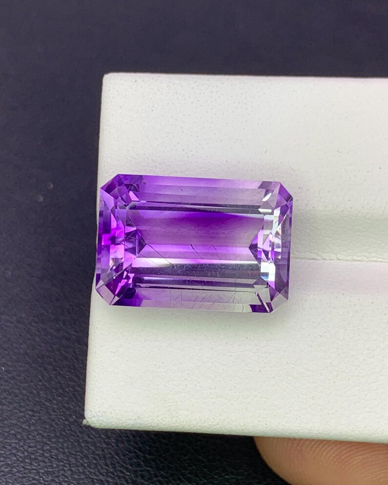 Natural Bi Color Rutile Amethyst