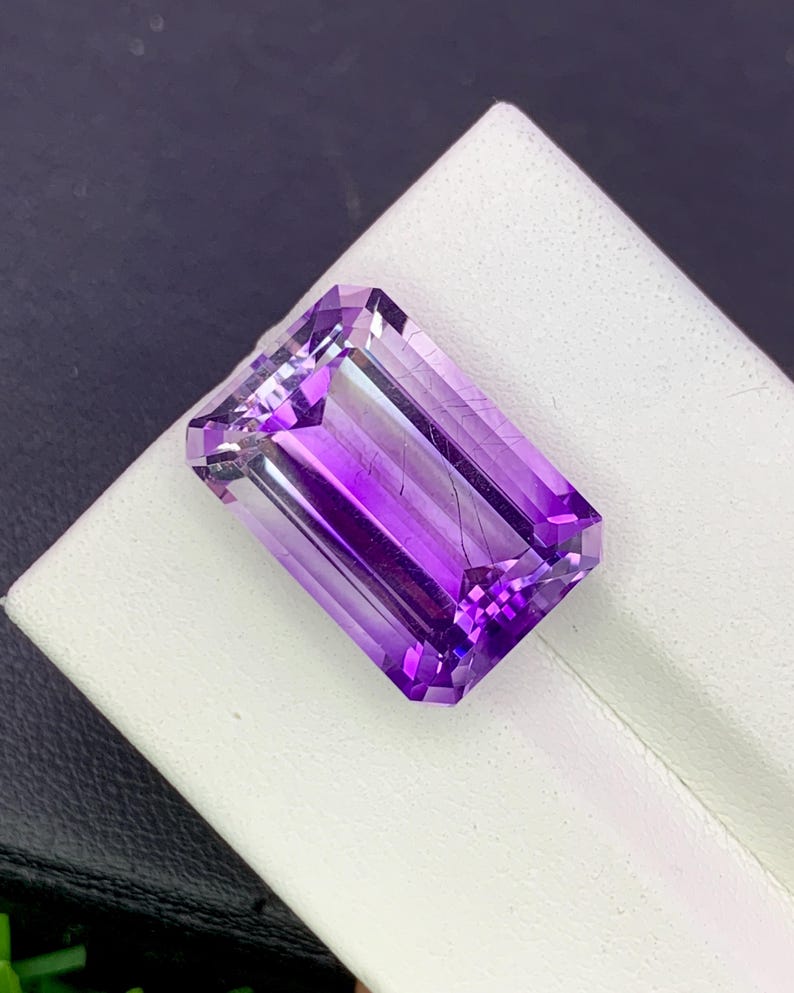 Natural Bi Color Rutile Amethyst
