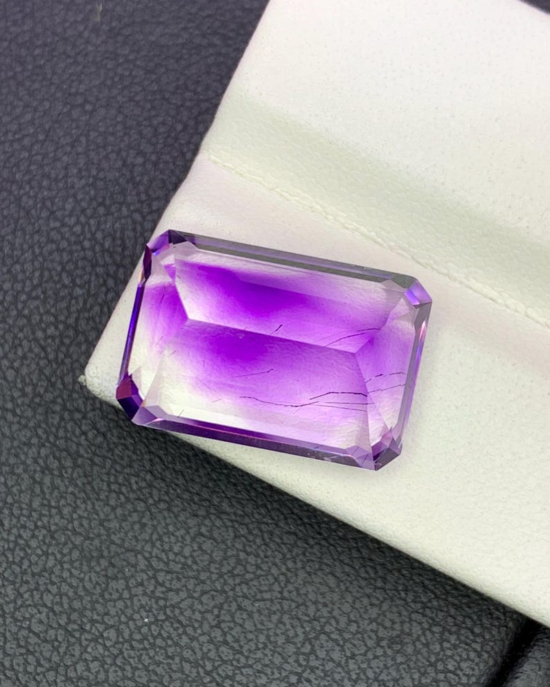 Natural Bi Color Rutile Amethyst