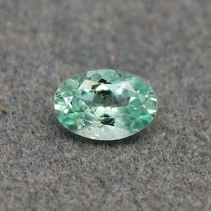 Natural Rare Paraiba Tourmaline 0.46 Carat 6.2x4.3 MM Oval Shape Faceted Gemstone
