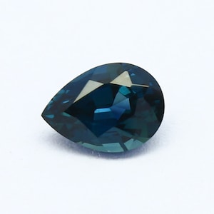 Natural Teal Sapphire 0.70 Carat 6.2x4.6 MM Pear Shape Faceted Gemstone