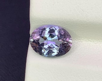 Natural Bi Color Tanzanite 2.00 Carat 8.8x6.8 MM Oval Shape Faceted Gemstone