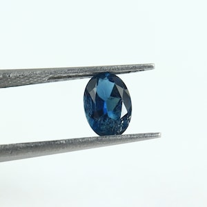Natural Blue Tourmaline 0.54 Carat 6.5x4.5 MM Oval Shape Faceted Gemstone