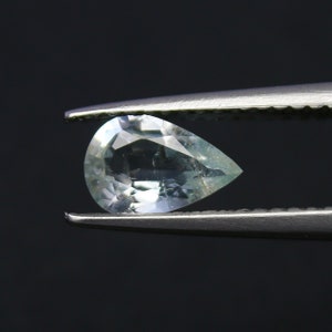 Natural Rare Jeremejevite 0.64 Carat 7.7x5 MM Pear Shape Faceted Gemstone
