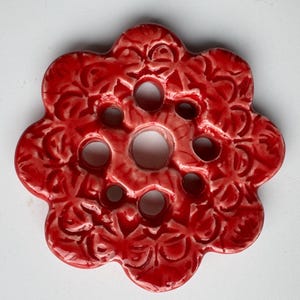 Ceramic Flower Frog: Ikebana Flower Arranging Tool