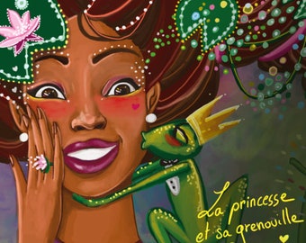 La princesse et sa grenouille