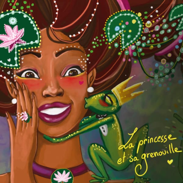 La princesse et sa grenouille