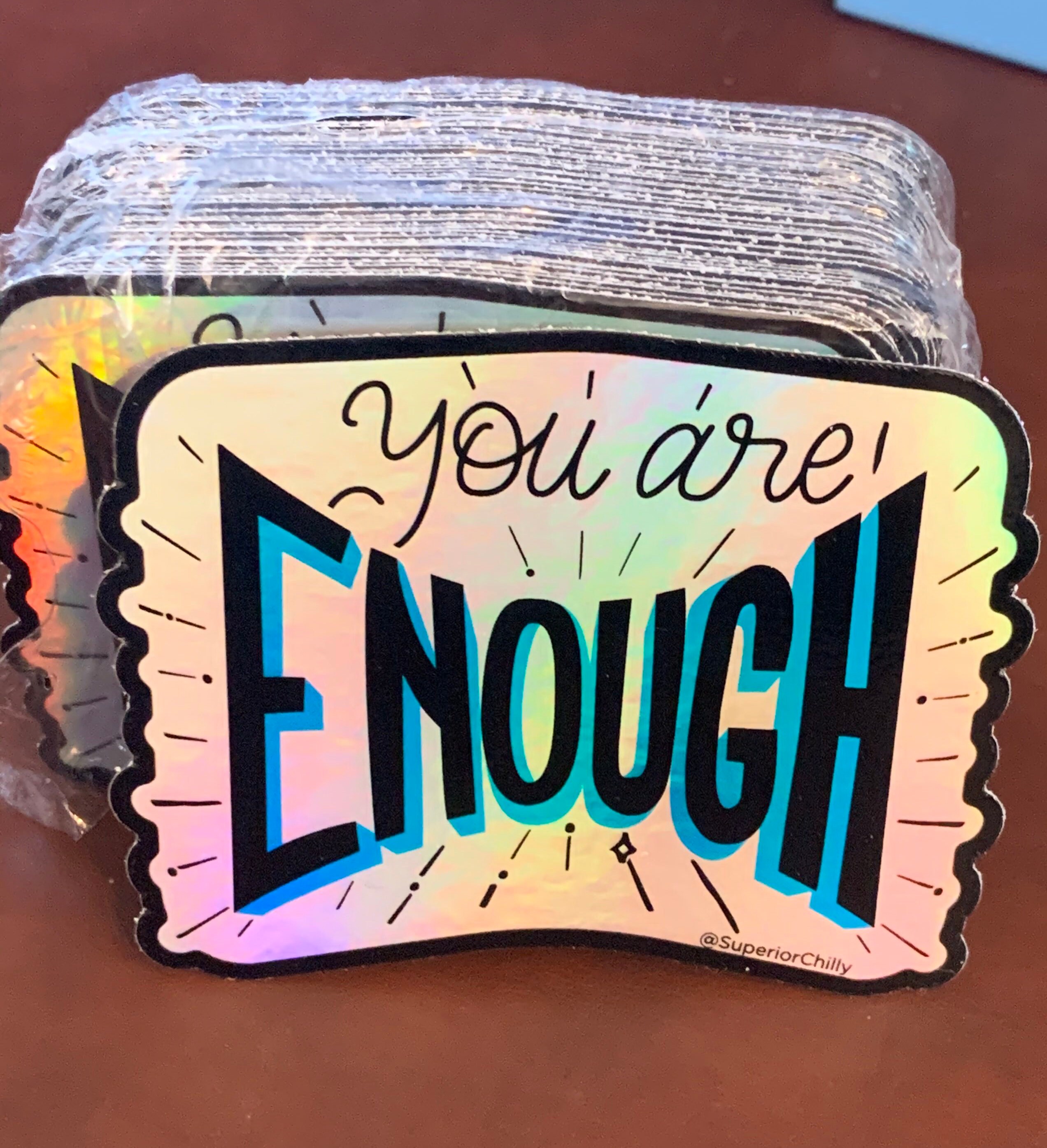 You Are Enough MOTIVATIONAL STICKER Etsy