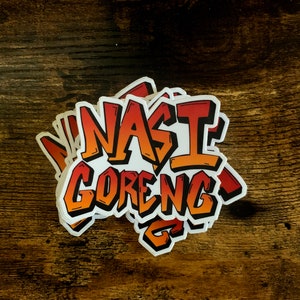 Nasi Goreng Sticker - GRAFFITI COMIDA ASIÁTICA