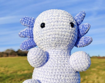 Axolotl Amigurumi anfängerfreundliches Muster gehäkelt