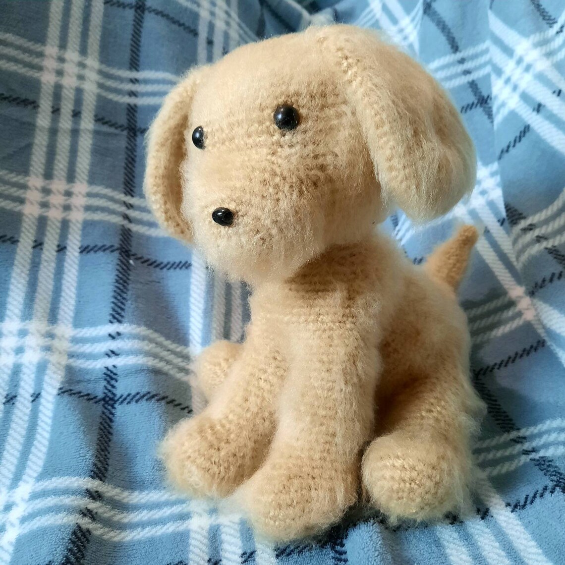 Crochet Toy Large Stuffed Dog Etsy