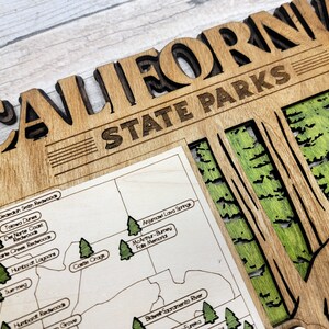 The California State Park Map - Custom and Non Customizable Options ...