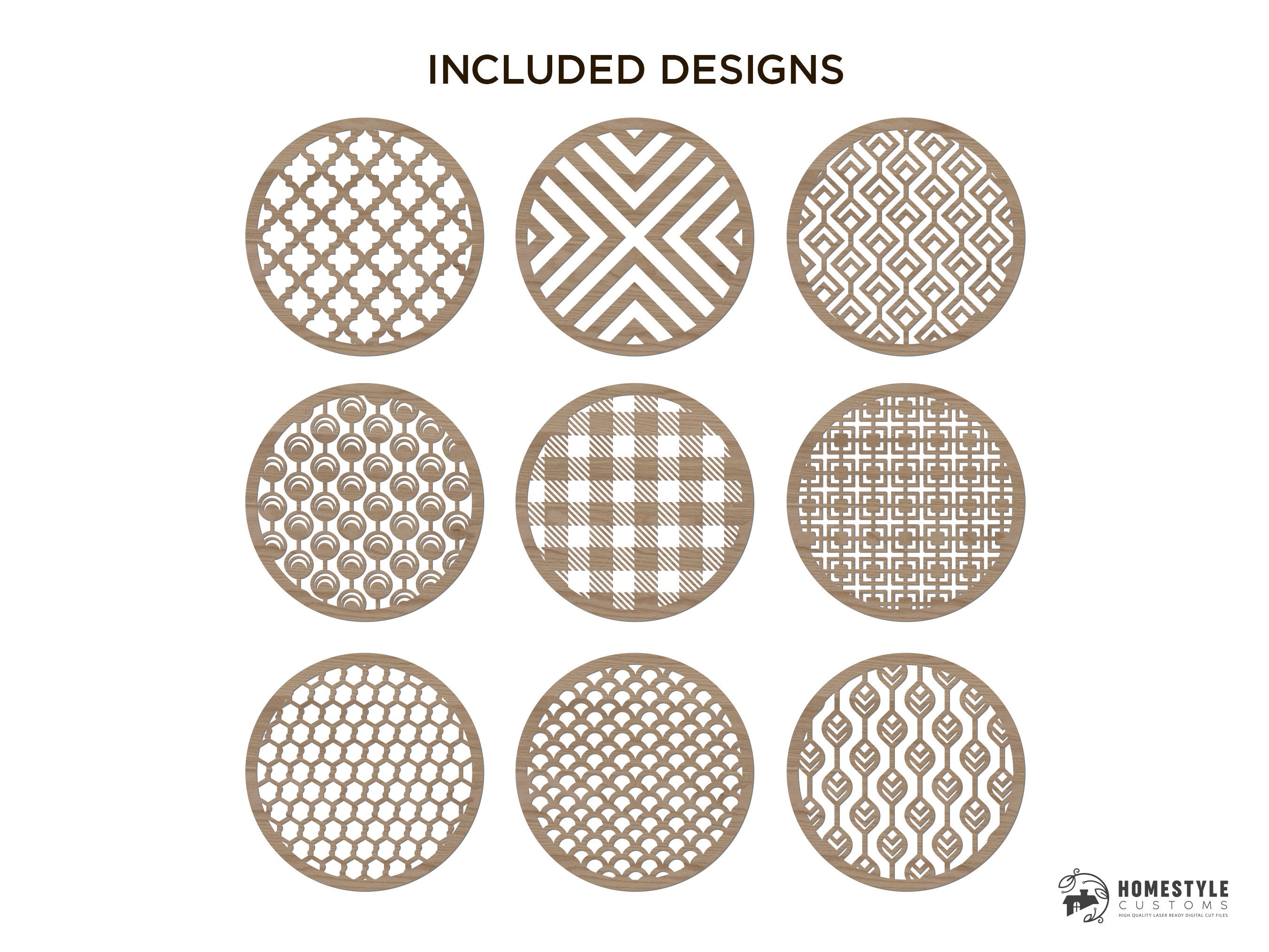 Pattern Monogram Set 29 Pattern Designs Included SVG File Etsy